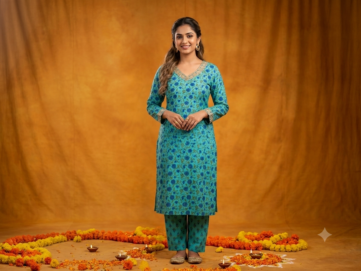 Pure Jaipur Cotton Suit Set
