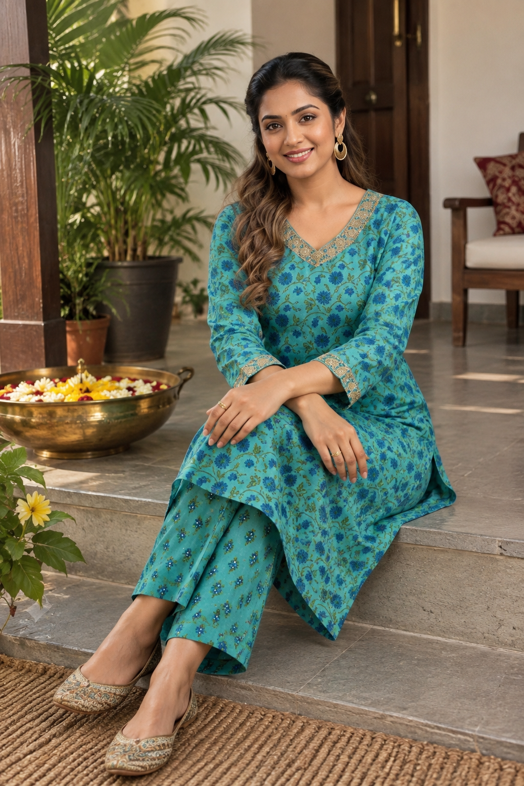Pure Jaipur Cotton Suit Set - Image 2