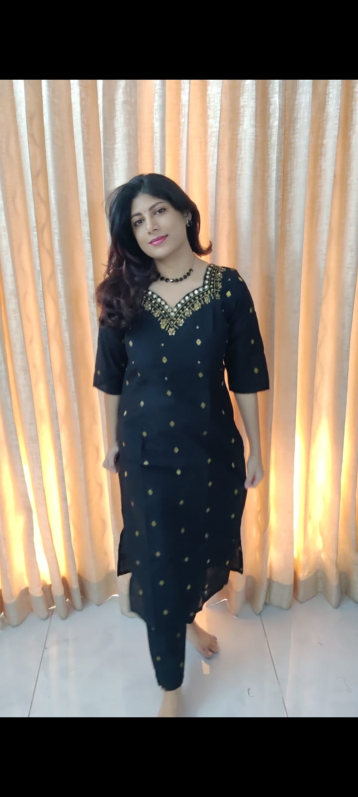 Premium Raw Silk Embroidered Co-ord Set - Image 2