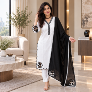 muslin Silk Suit Set
