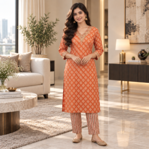 Pure Jaipur Cotton Co-ord Set